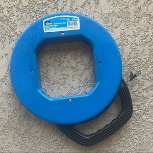 Ideal Tuff‑Grip Pro Steel Fish Tape 240ft x 1/8" #31‑057 Heavy‑Duty Electrican